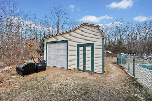 221 Frost Rd, Lyman, ME 04002 - view of garage