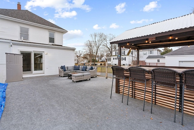 view of patio / terrace with outdoor lounge area