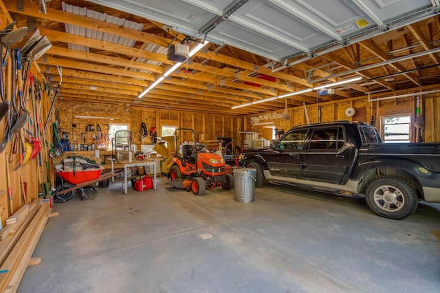 58 Wheeler Hill Rd, Phillips, ME 04966 - garage with a garage door opener