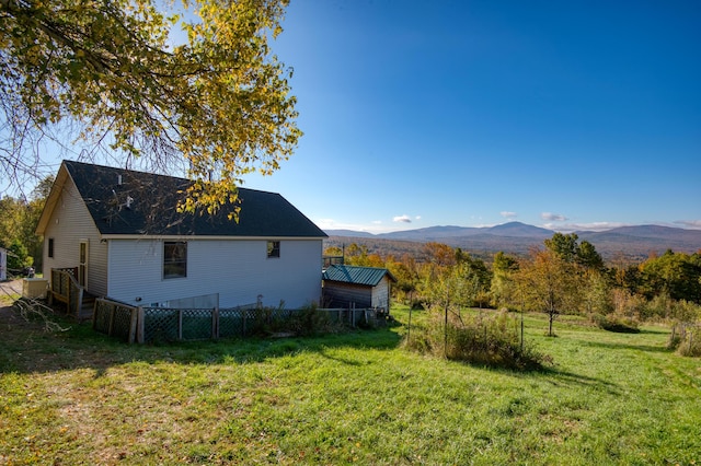 58 Wheeler Hill Rd, Phillips, ME 04966 - view of side of home with a mountain view