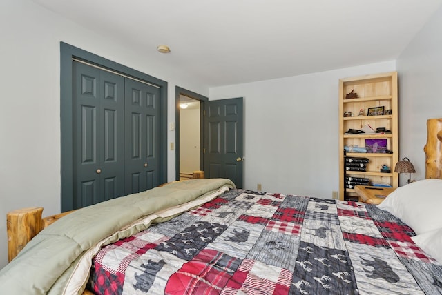 bedroom with a closet