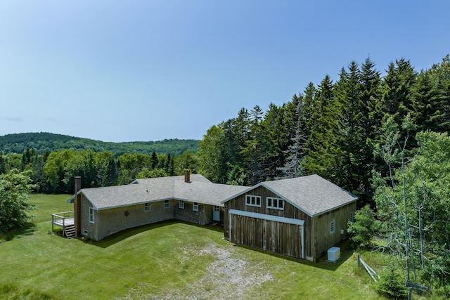246 Marsh Stream Ln, Machiasport, ME 04655 - view of subject property with a heavily wooded area