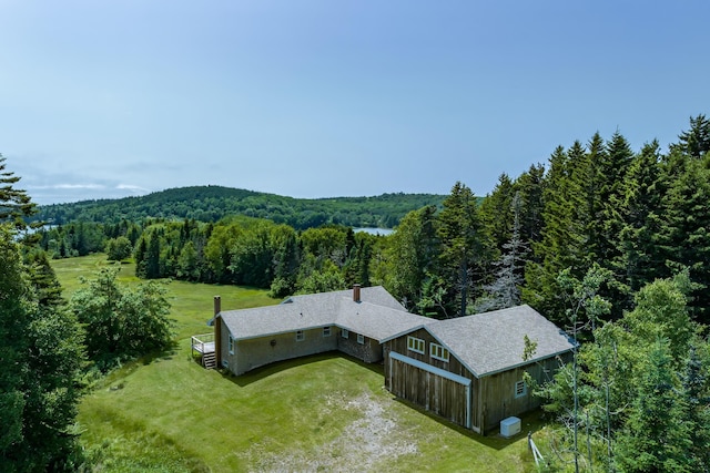 246 Marsh Stream Ln, Machiasport, ME 04655 - aerial view of property and surrounding area featuring a forest