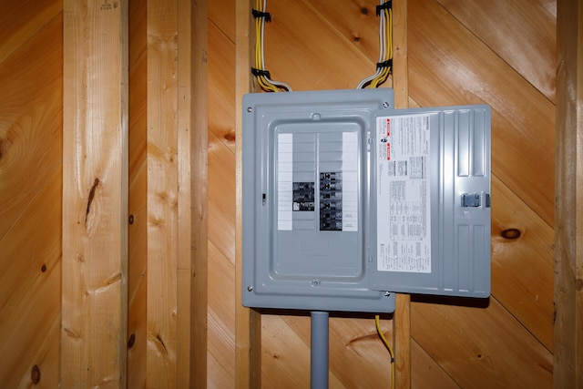 utility room with electric panel