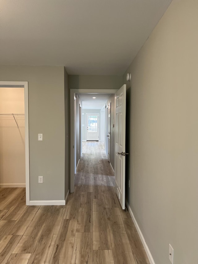 10 Mathew Way, Scarborough, ME 04074 - hallway featuring wood finished floors and baseboards