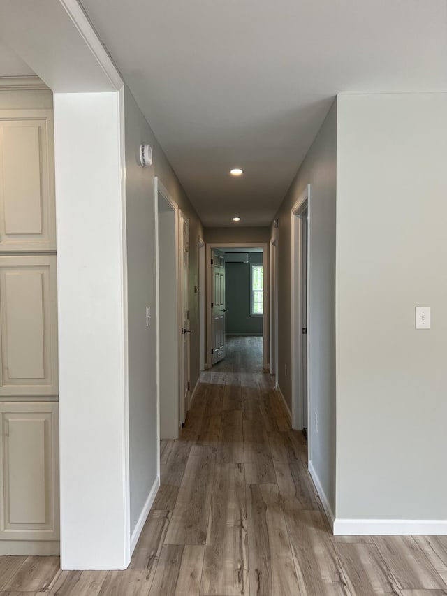 10 Mathew Way, Scarborough, ME 04074 - corridor with light wood finished floors and recessed lighting