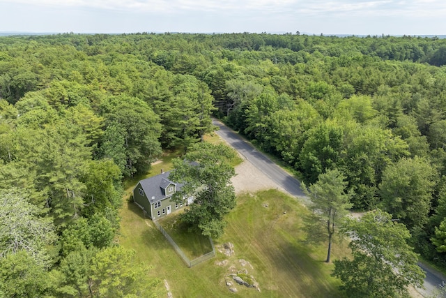 610 W Neck Rd, Nobleboro, ME 04555 - drone / aerial view of a heavily wooded area