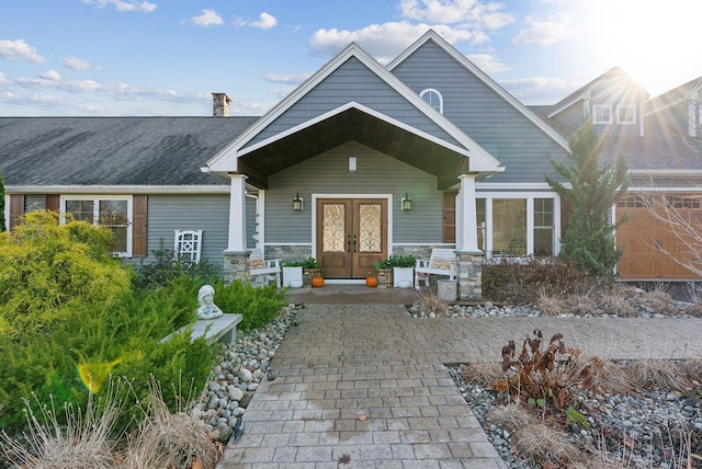 view of craftsman house