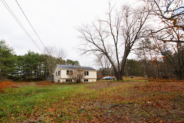 view of yard