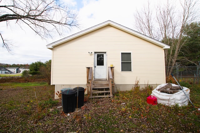 view of rear view of house