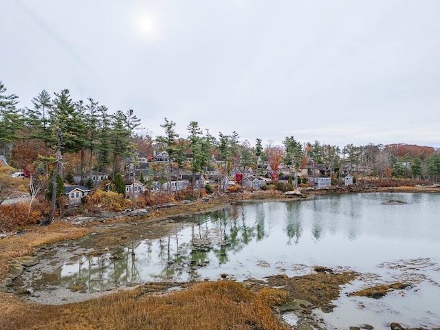 view of water feature