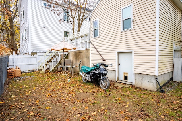 view of rear view of property