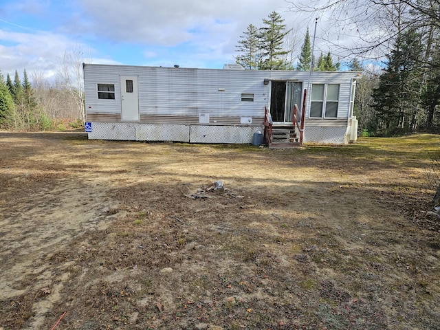 view of manufactured / mobile home