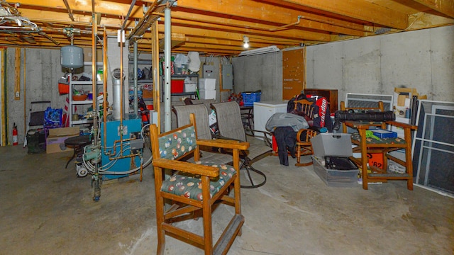 view of basement