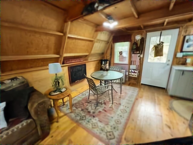 interior space featuring hardwood / wood-style floors