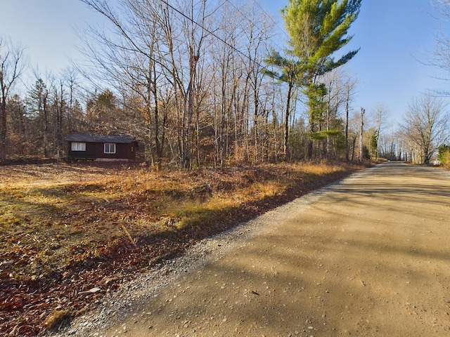 view of road