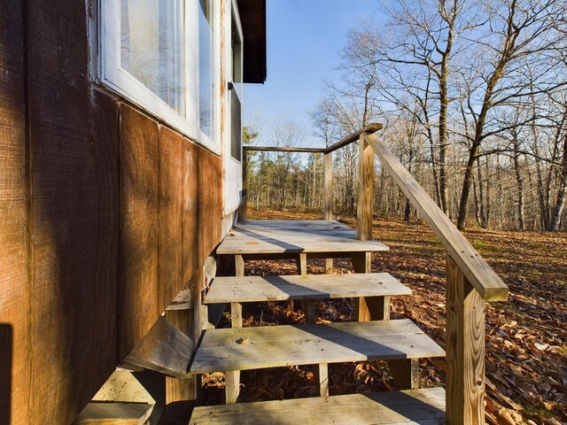 view of stairs