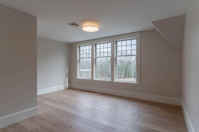 interior space featuring light hardwood / wood-style flooring