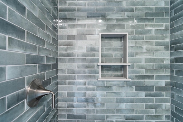 room details featuring tiled shower