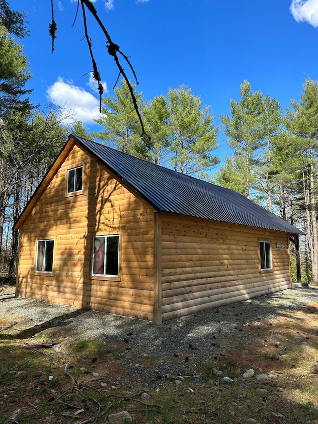 view of home's exterior