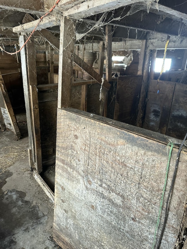 view of horse barn