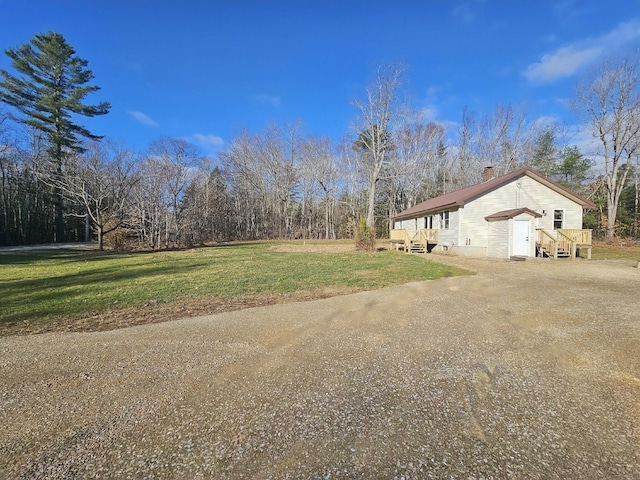 view of yard