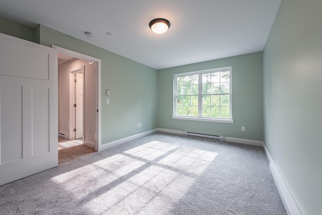 LOT5 Clarks Bridge Rd, Waterboro, ME 04087 - empty room with carpet floors, a smoke detector, and baseboard heating