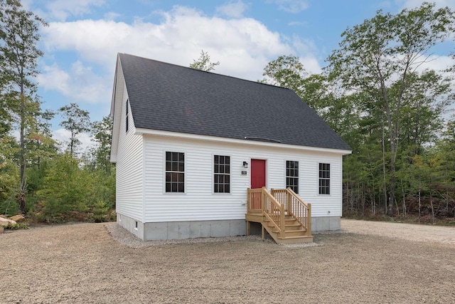 LOT5 Clarks Bridge Rd, Waterboro, ME 04087 - new england style home with roof with shingles