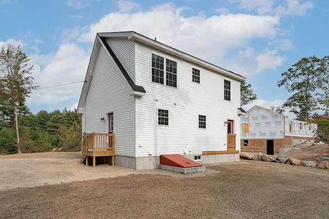 view of back of property