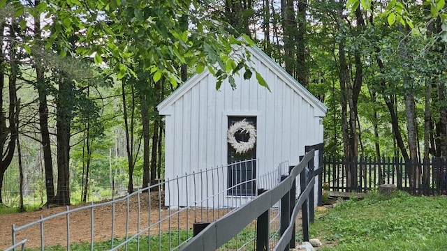 view of outbuilding