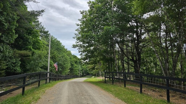 view of road