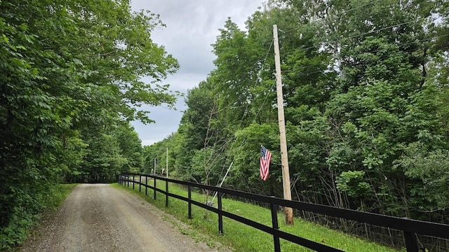 view of road