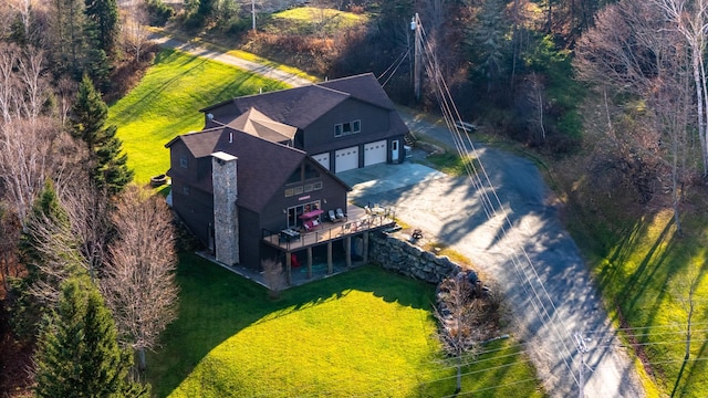 8 Hilltop Hts, Rangeley, ME 04970 - view from above of property
