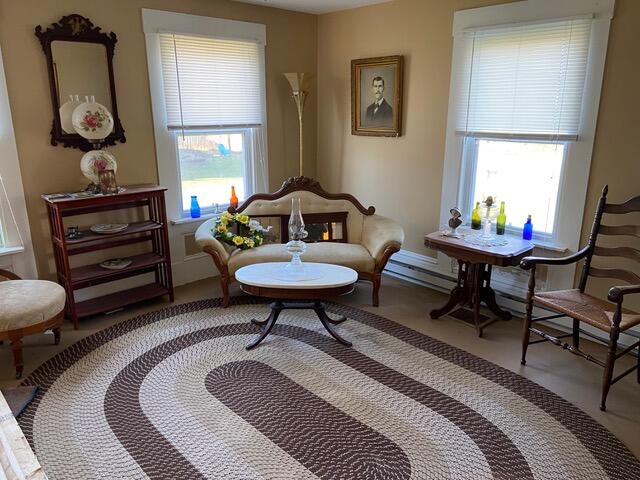 sitting room featuring a healthy amount of sunlight