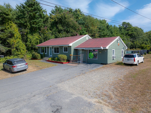 view of ranch-style home