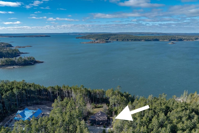 1700 Tremont Rd, Tremont, ME 04674 - drone / aerial view of a large body of water