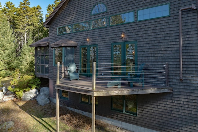 1700 Tremont Rd, Tremont, ME 04674 - rear view of property with a sunroom