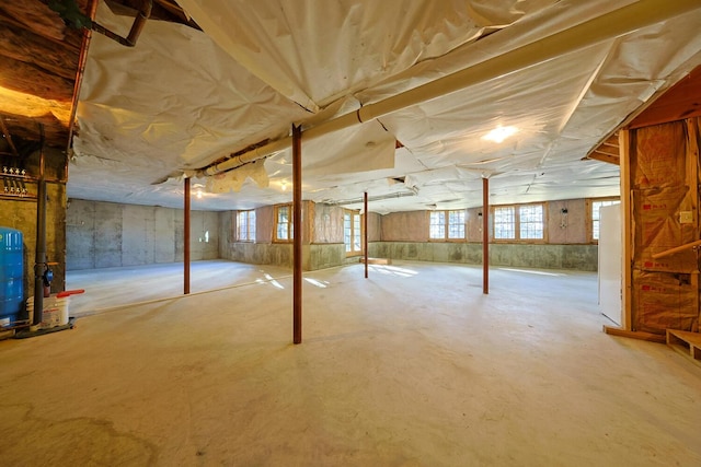 1700 Tremont Rd, Tremont, ME 04674 - basement with a water pressure tank
