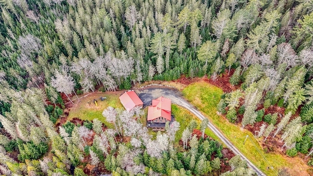 658 Mingo Loop Rd, Rangeley, ME 04970 - view from above of property featuring a forest