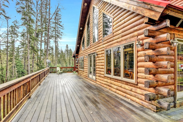 658 Mingo Loop Rd, Rangeley, ME 04970 - view of deck