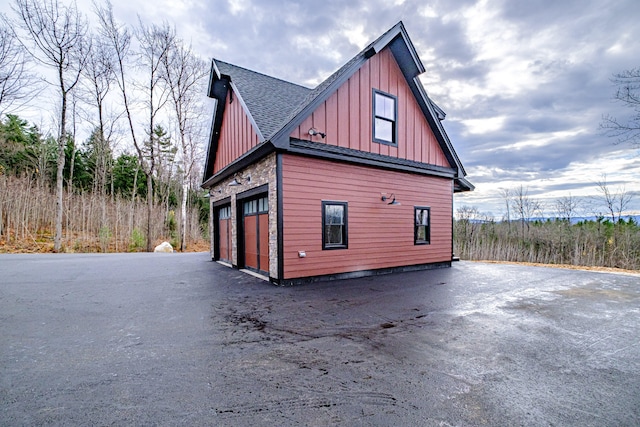 view of side of property