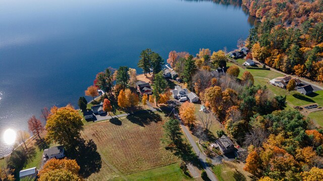 27 Mace Ave, Winthrop, ME 04364 - aerial view of property's location with a nearby body of water