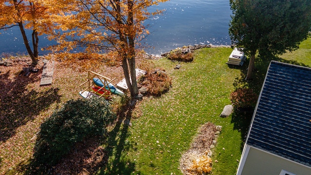 27 Mace Ave, Winthrop, ME 04364 - view of yard with a water view