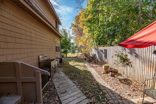 27 Mace Ave, Winthrop, ME 04364 - view of yard with fence