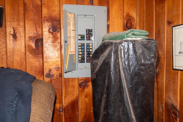 utility room featuring electric panel