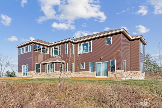 view of rear view of property