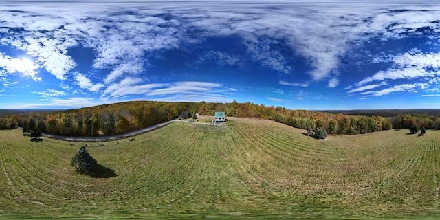 exterior space featuring a rural view