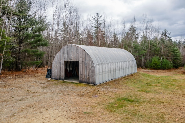 view of outdoor structure