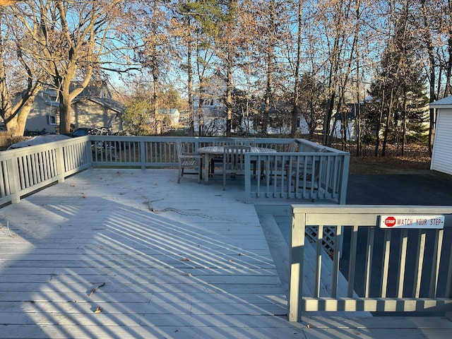 view of deck