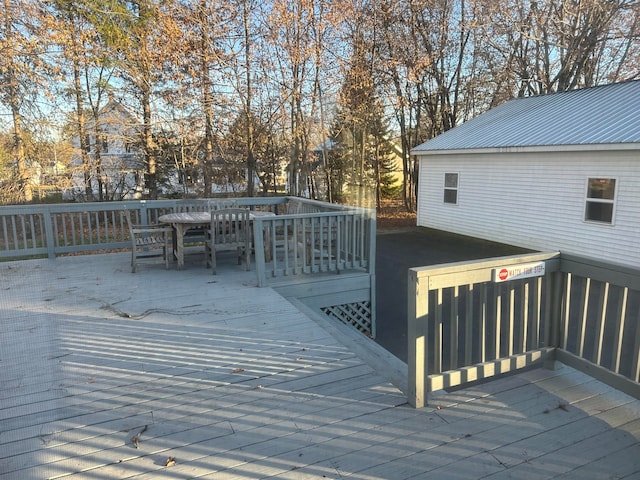 view of deck